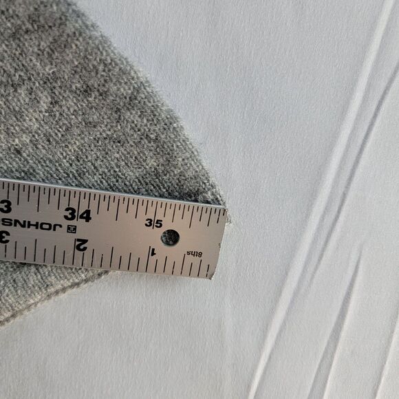 Rachel Zoe 2 Ply Gray 100% Cashmere Poncho Sweater Fits All Women's One Size - Picture 6 of 6